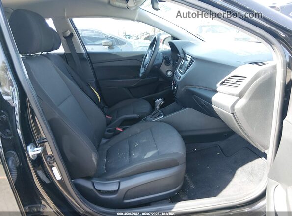 3KPC24A65NE164053 2022 HYUNDAI ACCENT Black Widok wnętrza z przodu