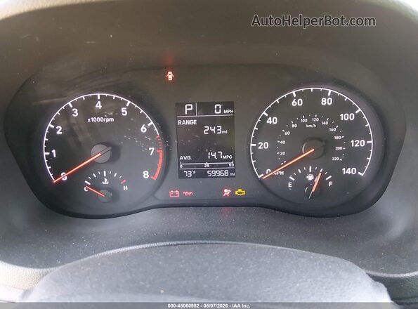 3KPC24A65NE164053 2022 HYUNDAI ACCENT Black Widok tylnych siedzeń