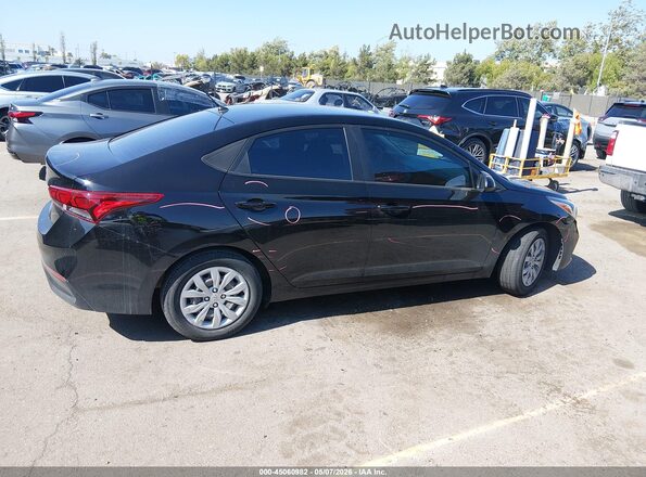 3KPC24A65NE164053 2022 HYUNDAI ACCENT Black Widok wnętrza z tyłu