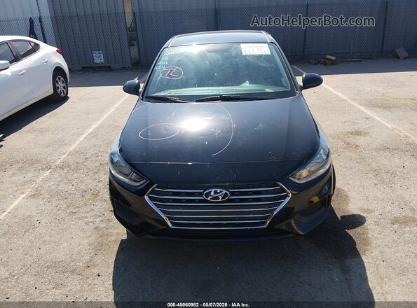 3KPC24A65NE164053 2022 HYUNDAI ACCENT Black Widok zestawu wskaźników