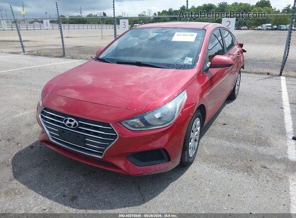 3KPC24A66LE113304 2020 HYUNDAI ACCENT Красный Передняя левая четверть