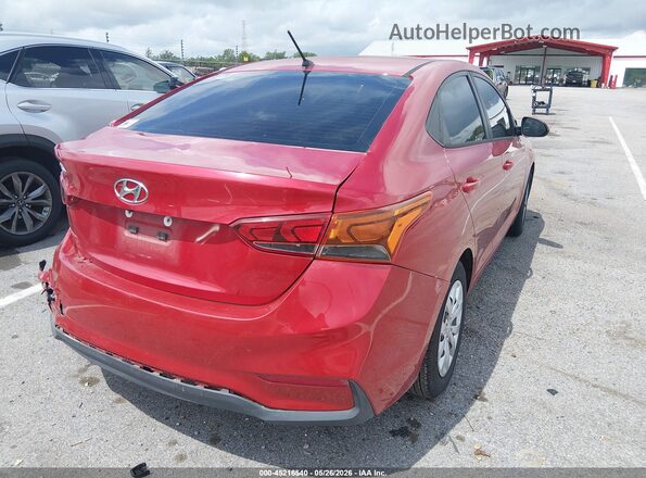 3KPC24A66LE113304 2020 HYUNDAI ACCENT Красный Задняя правая четверть
