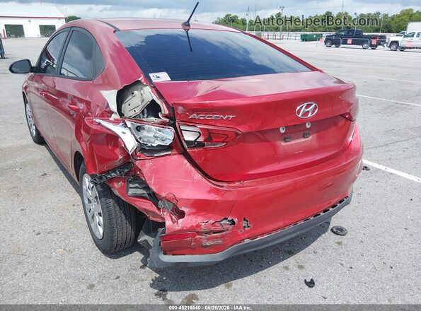 3KPC24A66LE113304 2020 HYUNDAI ACCENT Красный Задняя левая четверть