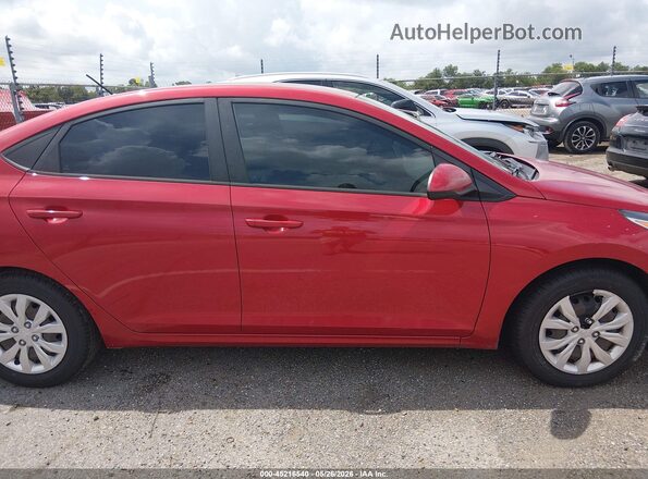 3KPC24A66LE113304 2020 HYUNDAI ACCENT Красный Вид задней части салона