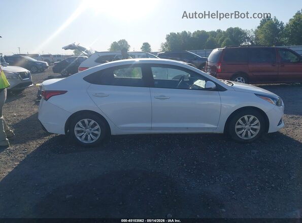 3KPC24A66LE121693 2020 HYUNDAI ACCENT White Սալոնի հետևի տեսք