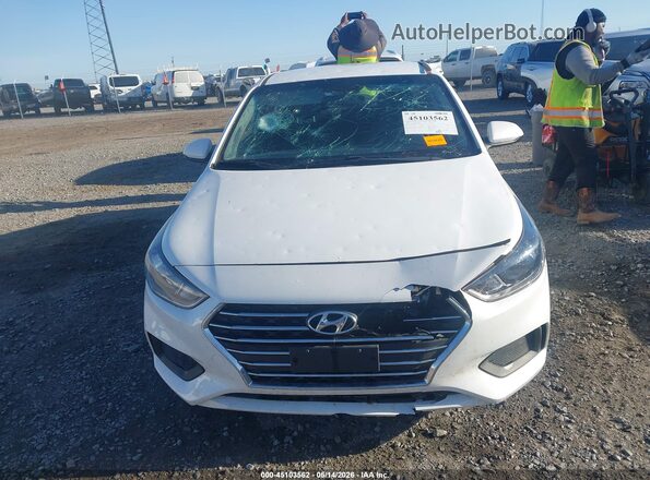 3KPC24A66LE121693 2020 HYUNDAI ACCENT White Սարքավորումների վահանակի տեսք