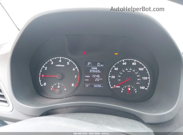 3KPC24A66LE125243 2020 HYUNDAI ACCENT Серебряный Вид задних сидений