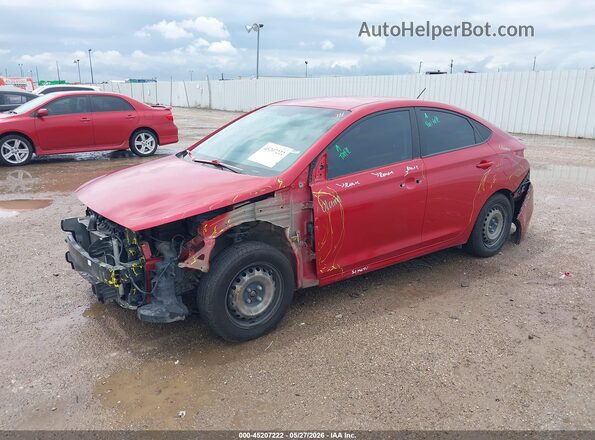 3KPC24A66ME146577 2021 HYUNDAI ACCENT Красный Передняя левая четверть