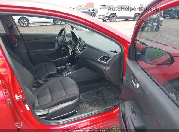 3KPC24A66ME146577 2021 HYUNDAI ACCENT Красный Вид салона спереди