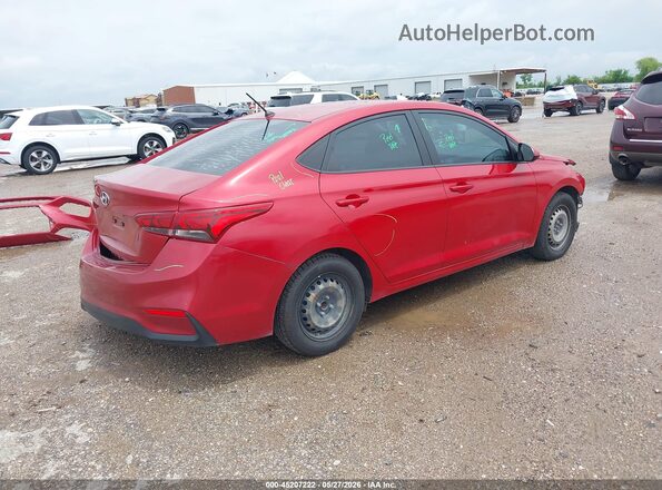 3KPC24A66ME146577 2021 HYUNDAI ACCENT Красный Задняя правая четверть