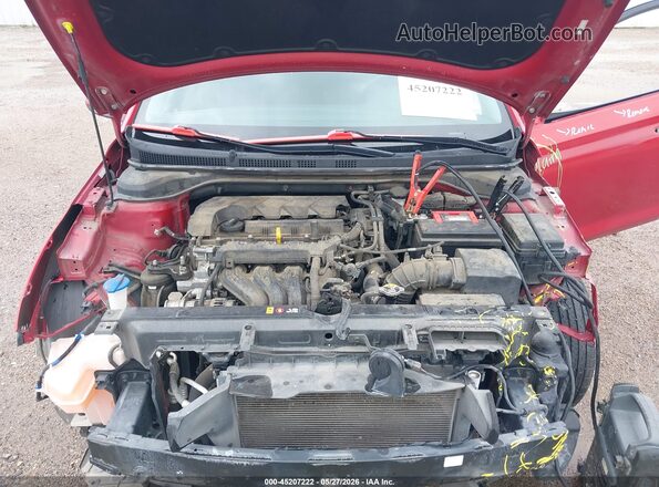 3KPC24A66ME146577 2021 HYUNDAI ACCENT Красный Вид сзади