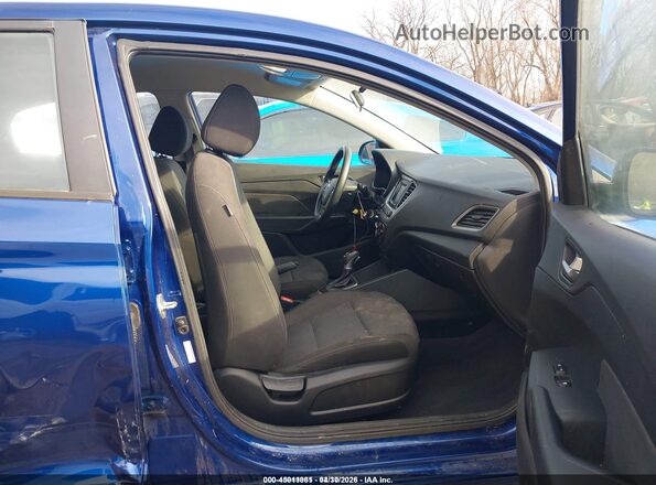 3KPC24A67LE098974 2020 HYUNDAI ACCENT Blue Вид салону спереду