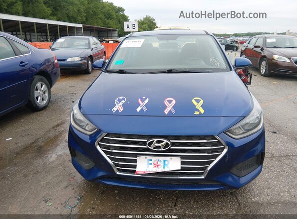 3KPC24A67LE098974 2020 HYUNDAI ACCENT Blue Вид задньої частини салону