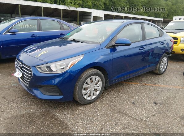 3KPC24A67LE098974 2020 HYUNDAI ACCENT Blue Передня ліва чверть