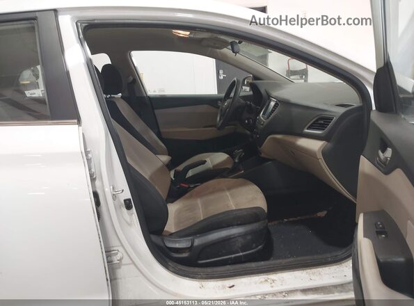 3KPC24A67LE104529 2020 HYUNDAI ACCENT White Widok wnętrza z przodu