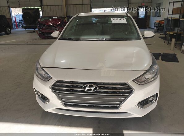 3KPC24A67LE104529 2020 HYUNDAI ACCENT White Widok zestawu wskaźników
