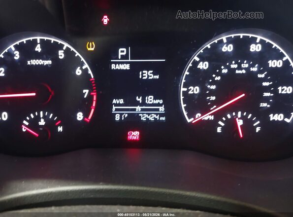 3KPC24A67LE104529 2020 HYUNDAI ACCENT White Widok tylnych siedzeń