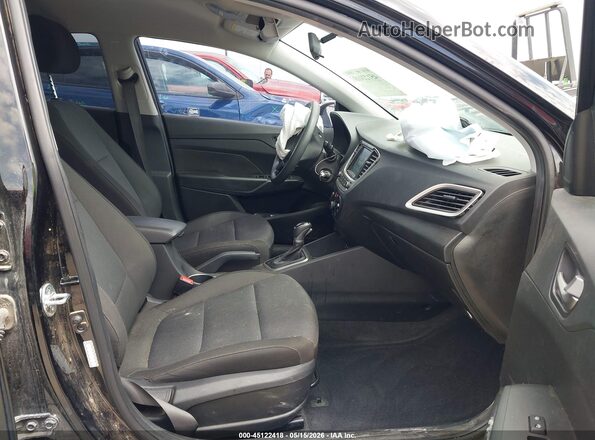3KPC24A67ME134499 2021 HYUNDAI ACCENT Black Սալոնի դիմացի տեսք