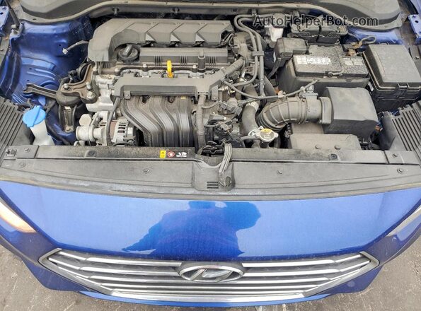 3KPC24A68LE095405 2020 HYUNDAI ACCENT Blue Вид задньої частини салону