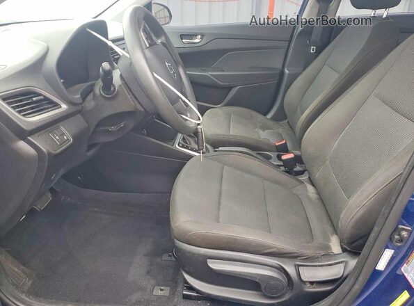 3KPC24A68LE095405 2020 HYUNDAI ACCENT Blue Вид салону спереду