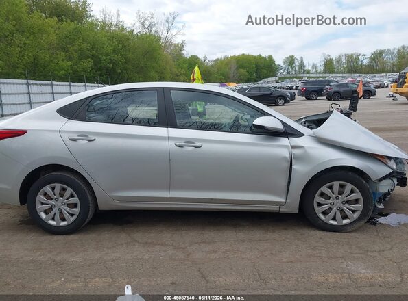 3KPC24A69ME128977 2021 HYUNDAI ACCENT Silver Սալոնի հետևի տեսք
