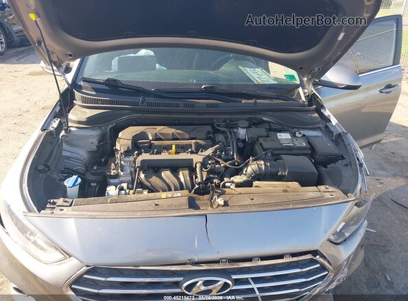 3KPC24A6XME135033 2021 HYUNDAI ACCENT Silver Rear view
