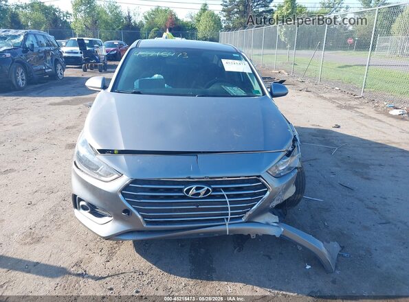 3KPC24A6XME135033 2021 HYUNDAI ACCENT Silver Instrument cluster view