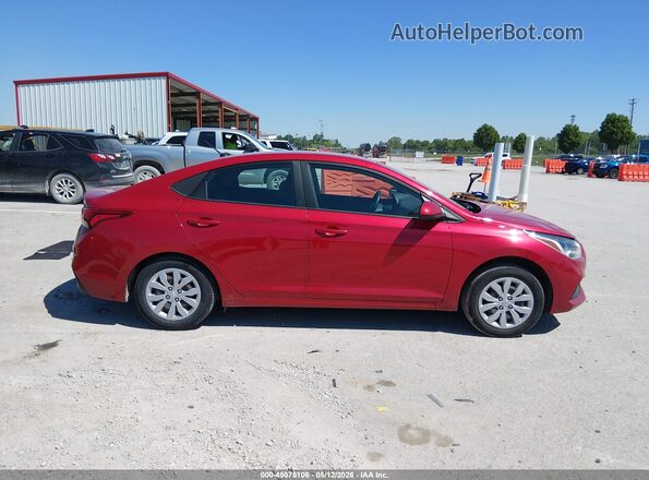 3KPC24A6XNE168146 2022 HYUNDAI ACCENT Red Սալոնի հետևի տեսք