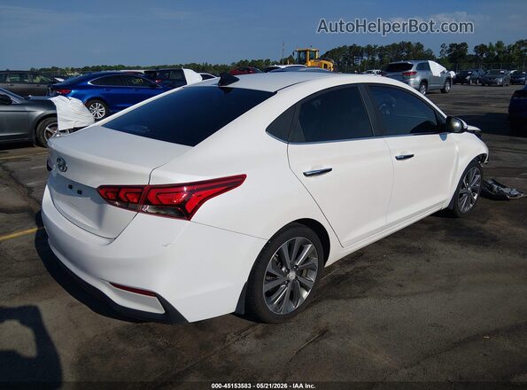 3KPC34A39KE059319 2019 HYUNDAI ACCENT White Trasero derecho