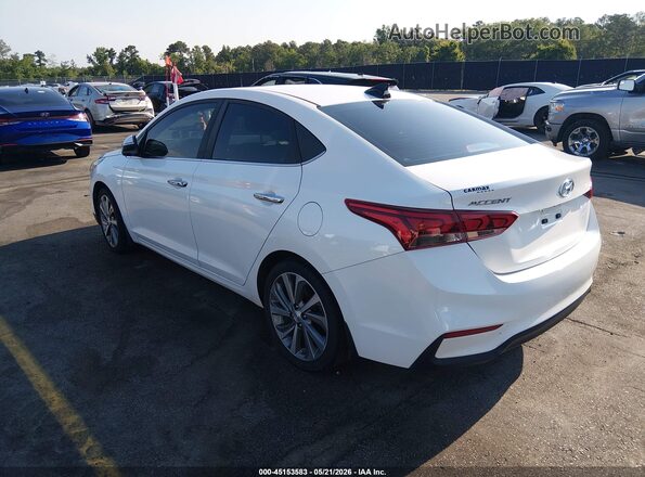 3KPC34A39KE059319 2019 HYUNDAI ACCENT White Trasero izquierdo