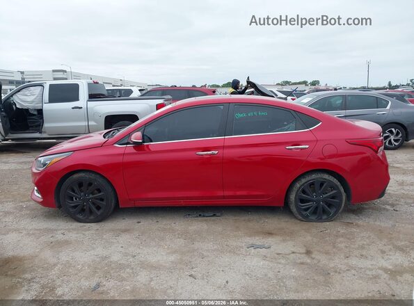 3KPC34A60NE188256 2022 HYUNDAI ACCENT Red Widok wnętrza 360 stopni