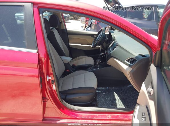 3KPC34A63NE169779 2022 HYUNDAI ACCENT Red Widok wnętrza z przodu