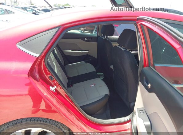 3KPC34A63NE169779 2022 HYUNDAI ACCENT Red Widok naklejki z numerem VIN