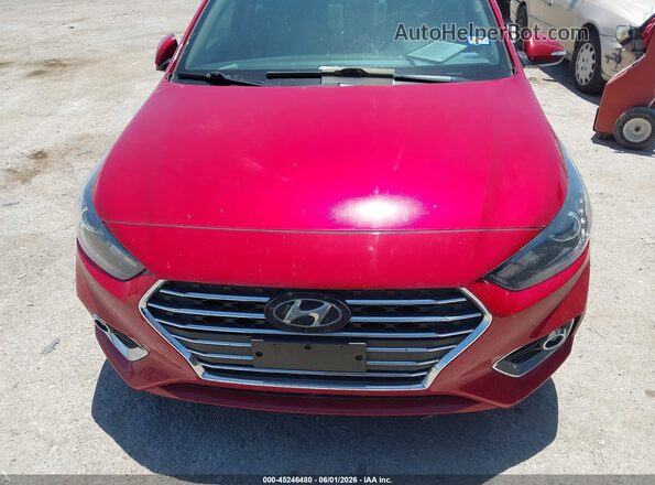 3KPC34A63NE169779 2022 HYUNDAI ACCENT Red Widok zestawu wskaźników