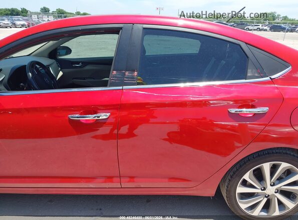 3KPC34A63NE169779 2022 HYUNDAI ACCENT Red Widok wnętrza 360 stopni