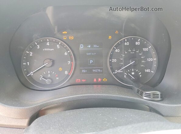 3KPC34A67LE101742 2020 HYUNDAI ACCENT Gray Instrument cluster view