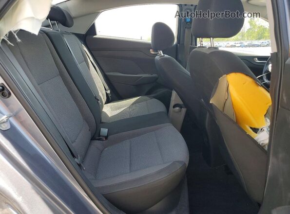 3KPC34A67LE101742 2020 HYUNDAI ACCENT Gray Rear seats view