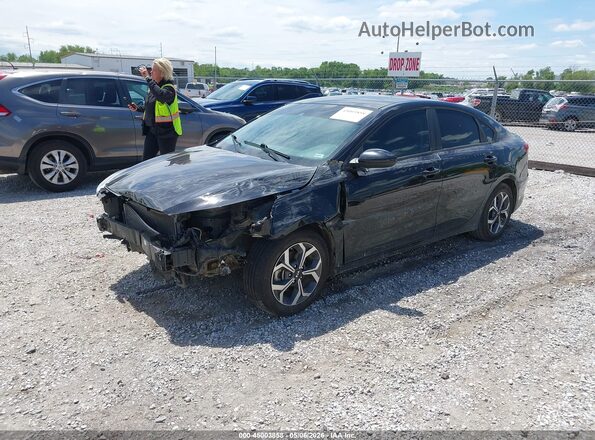 3KPF24AD0LE171369 2020 KIA FORTE Black წინა მარცხენა ხედი სამი მეოთხედიდან
