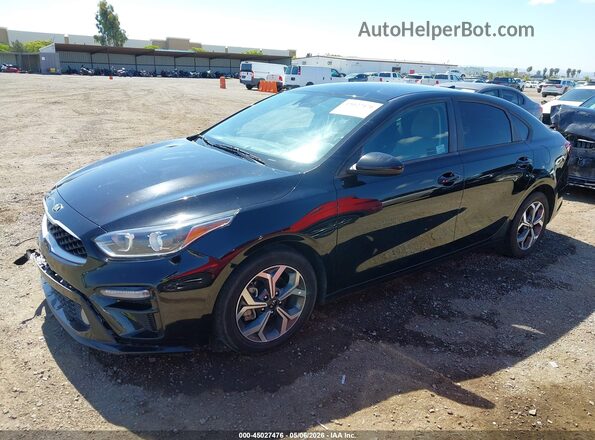 3KPF24AD0ME378068 2021 KIA FORTE Черный Передняя левая четверть