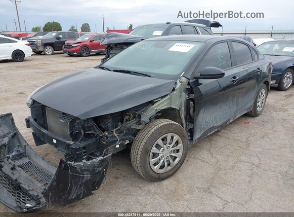 3KPF24AD0ME401767 2021 KIA FORTE Black Передня ліва чверть
