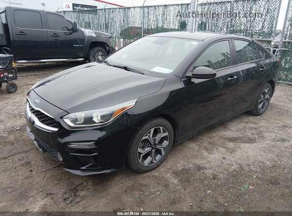 3KPF24AD1LE175995 2020 KIA FORTE Black Առջևի ձախ երեք քառորդ տեսարան