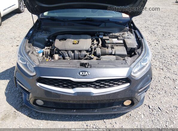 3KPF24AD1ME326965 2021 KIA FORTE Gray Widok z tyłu