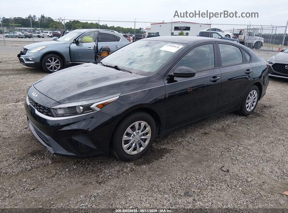 3KPF24AD1PE637204 2023 KIA FORTE Black Առջևի ձախ երեք քառորդ տեսարան