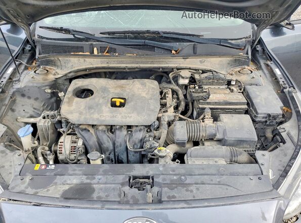 3KPF24AD2KE075967 2019 KIA FORTE Gray Widok wnętrza z tyłu
