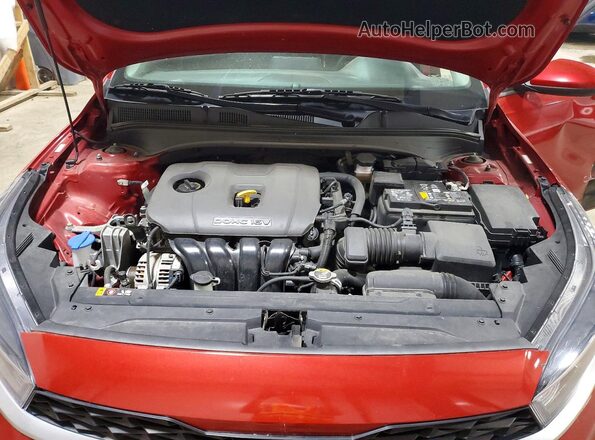 3KPF24AD2NE464158 2022 KIA FORTE Red Vista interior trasera