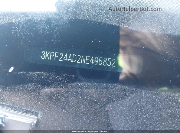 3KPF24AD2NE496852 2022 KIA FORTE Черный 