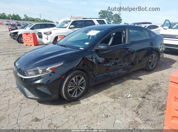 3KPF24AD2PE563226 2023 KIA FORTE Black Առջևի ձախ երեք քառորդ տեսարան
