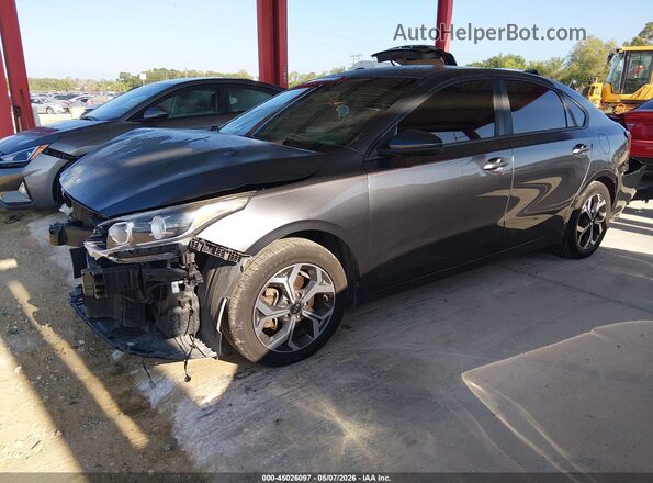 3KPF24AD3KE014546 2019 KIA FORTE Gray 