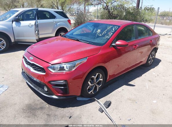 3KPF24AD3KE109396 2019 KIA FORTE Красный Передняя левая четверть