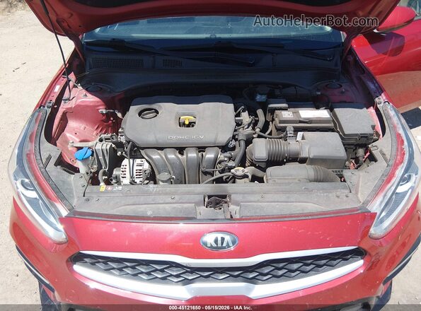 3KPF24AD3KE109396 2019 KIA FORTE Красный Вид сзади